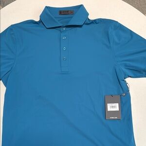 G Force Brand New Tags Blue Golf Polo Shirt - M